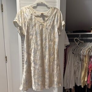 Floral Cream Dress